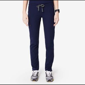 FIGS yola skinny scrub pant S navy - gently used
